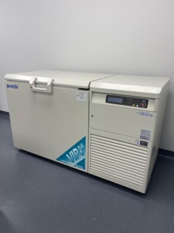 PHCBi Panasonic MDF-C2156VANC-PA cryogenic chest freezer, -150C, year 2022 (unused)