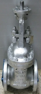 VELAN 6" 150 WCB BOLTED BONNET RAISED FACE GATE VALVE MODEL F14-0064C-02TY MOD A GATE VELAN 6'150# M