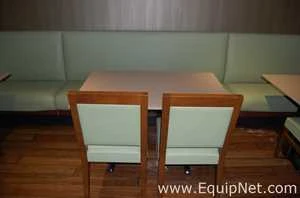 Lot 77 Listing# 1061758 Lot of One Table, Two Chairs and One Bench
