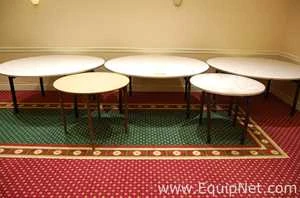 Lot 269 Listing# 1062019 Lot of Five Round Tables
