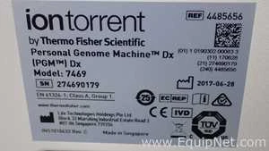 Ion Torrent 7469 Personal Genome Machine With Pump
