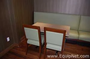 Lot 74 Listing# 1061754 Lot of One Table, Two Chairs and One Bench
