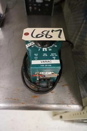 Lot 687 Listing# 1060714 Lot No 687 - Variable Transformer