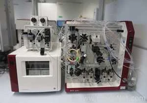 GE Healthcare Akta Pure Chromatography System With Akta S9 Sample Pump And F9-C Fraction Collector