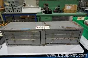 Lot 41 Listing# 1058921 Lot No 41 - Six Drawer Huot Drill Bit Organizer with Brand New Bits
