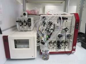 GE Healthcare Akta Pure Chromatography System With Akta S9 Sample Pump And F9-C Fraction Collector