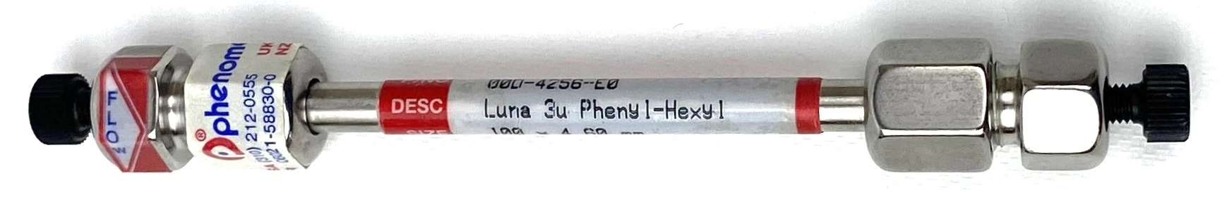 Phenomenex Luna 3 µm Phenyl-Hexyl (00D-4256-E0) LC Column (10 cm × 4.6 mm x 3µm)