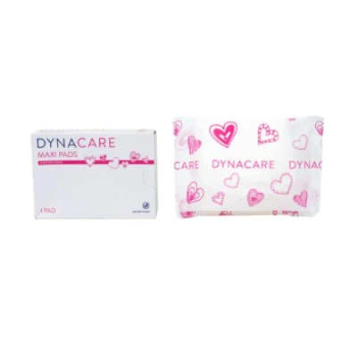 Dynarex Maxi Pads Super w/Wings, #4 Box, 200/1/Cs 1358