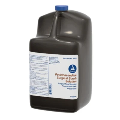Dynarex Povidone Iodine Scrub Solution, 1 gal. Bottle, 4/Cs 1426