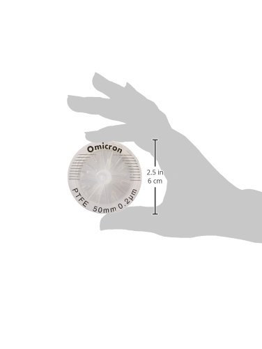 OMICRON® PTFE Air Venting Filter Disc, 50mm, 60 psi Maximum Operation Pressure, STERILE (Individually Packed) (Pack of 10)