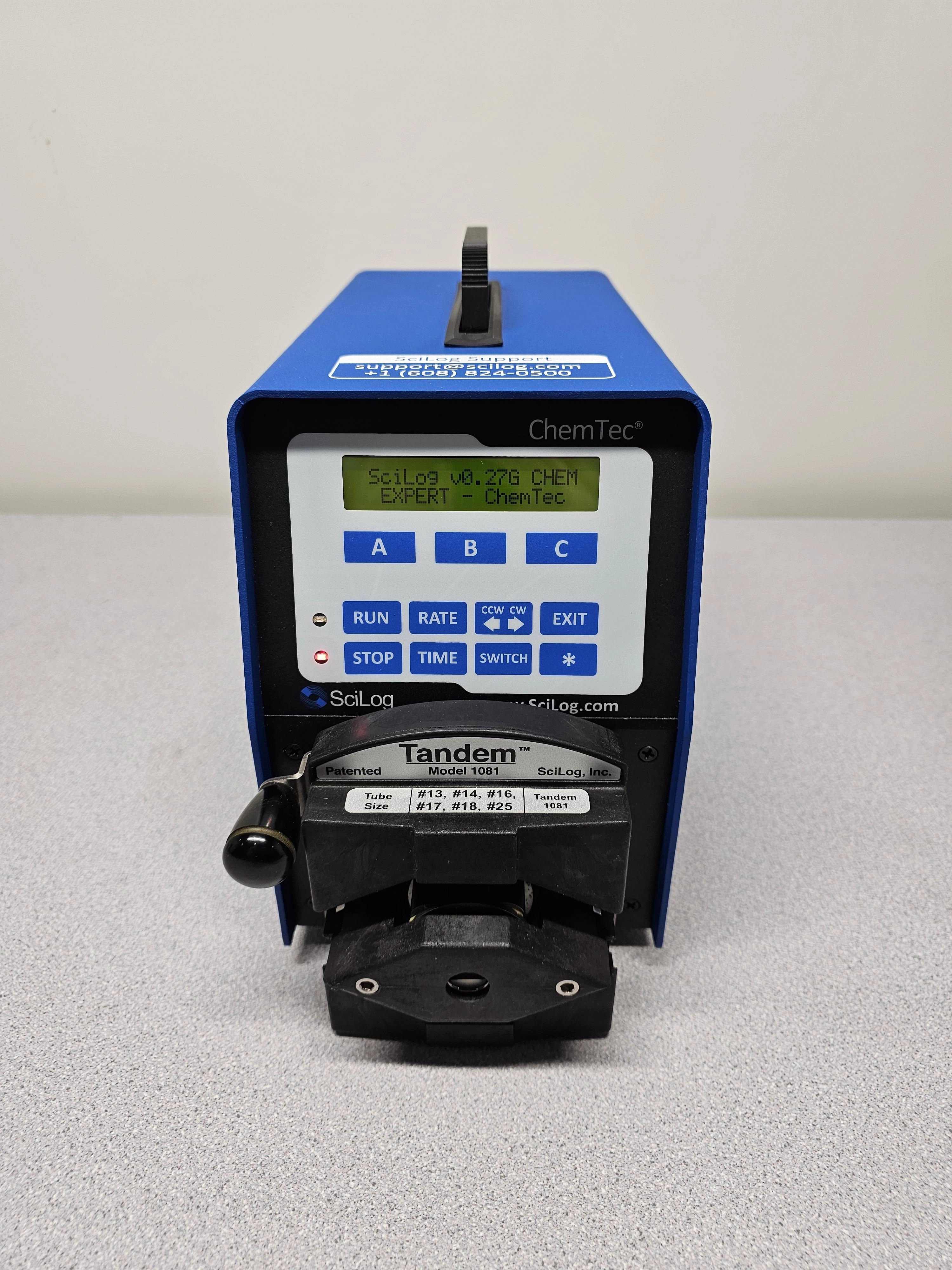 SciLog ChemTec Peristaltic Pump with Tandem 1081 Head - G (Good) Condition, Needs Repairs - ST137037