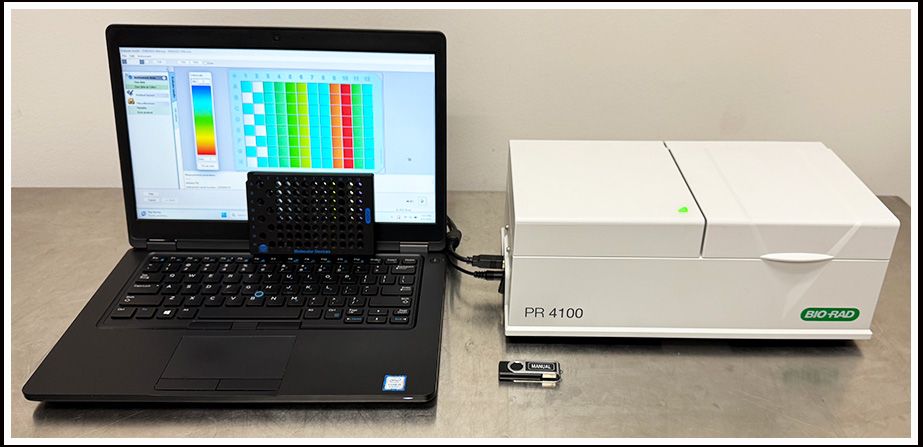 Bio-Rad PR-4100 Tecan F50 Microplate Reader COMPLETE w WARRANTY