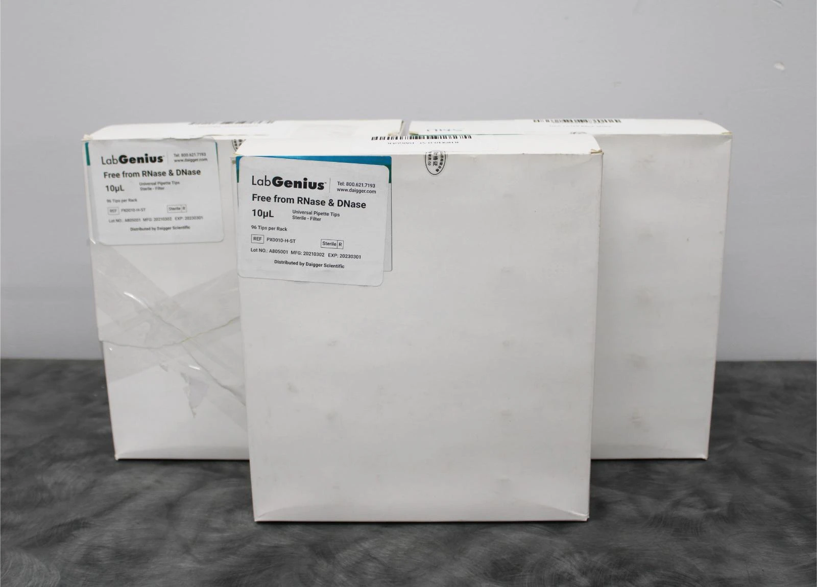 x3 Boxes Daigger LabGenius 10&micro;l Universal Pipette Tips Sterile-Filter 960 p/ Box