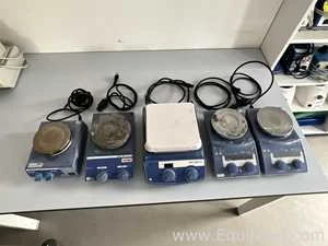 Lot 313 Listing# 952664 Lot of 5 off IKA RCT Magnetic Stirrer Hot Plates