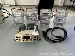 Lot 286 Listing# 952047 Biorad PowerPac BASIC Electrophoresis Power Supply With 4 Off Cell Chambers
