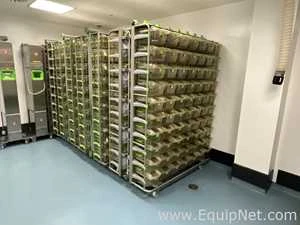 Lot 57 Listing# 952607 Lot of 12 off Tecniplast 2GM 140 and 70 AERO140CPSU Ventilated Rodent Cages