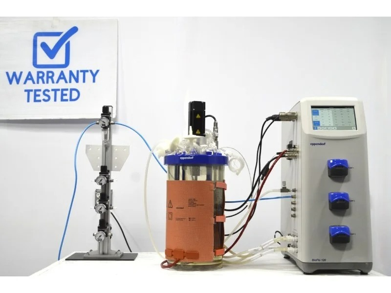 Eppendorf BioFlo 120 Bioprocess Bioreactor Control System for Eppendorf Single-Use BioBlu Vessels