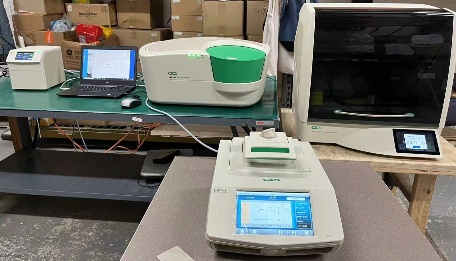 Bio Rad QX200 Droplet Digital PCR System,PX1  &amp; Au