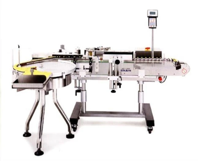 New CVC model 330 Vertical Vial and Ampoule Wraparound Pressure Sensitive Labeler