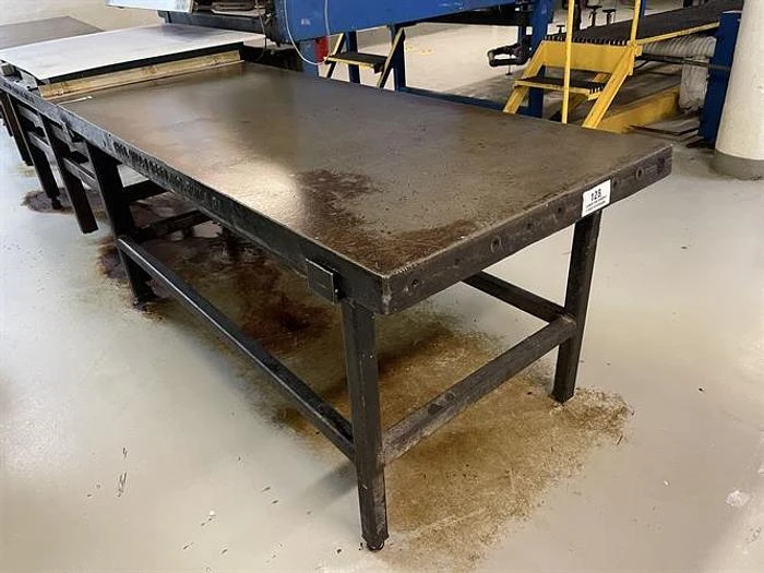 Thomas Mills 3 x 6 ft Carbon Steel Water Cooled Table