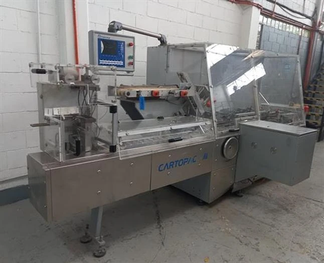 Fabrima model M1 automatic horizontal cartoner for blisters