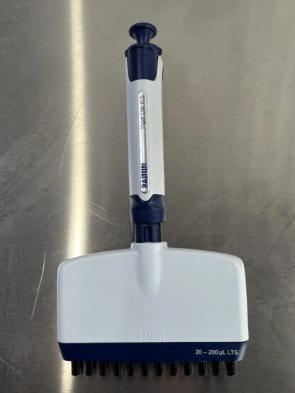 Rainin 12 Channel 20-200uL Pipette Pipet-Lite XLS L-200