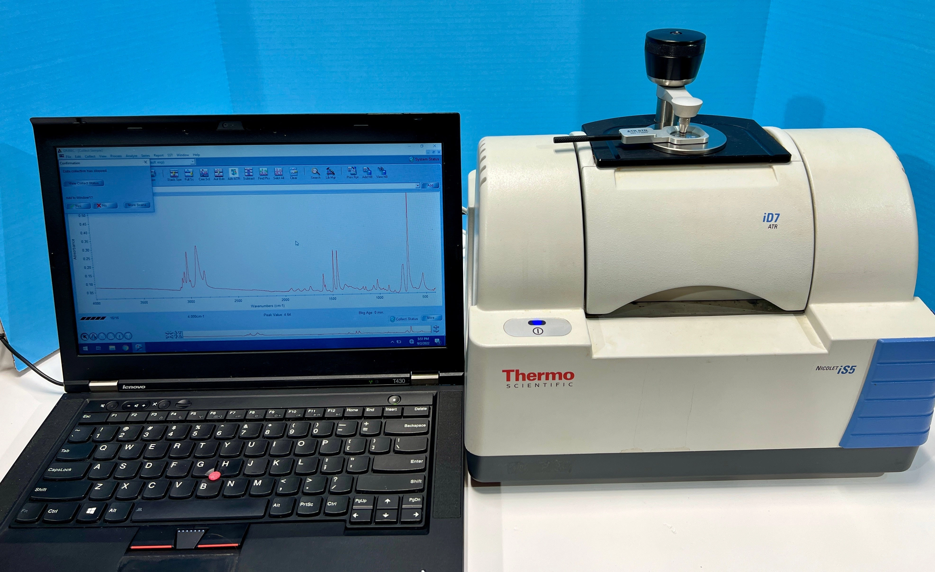 (IS5-ID7) Thermo IS5 FTIR with ID7 Diamond ATR
