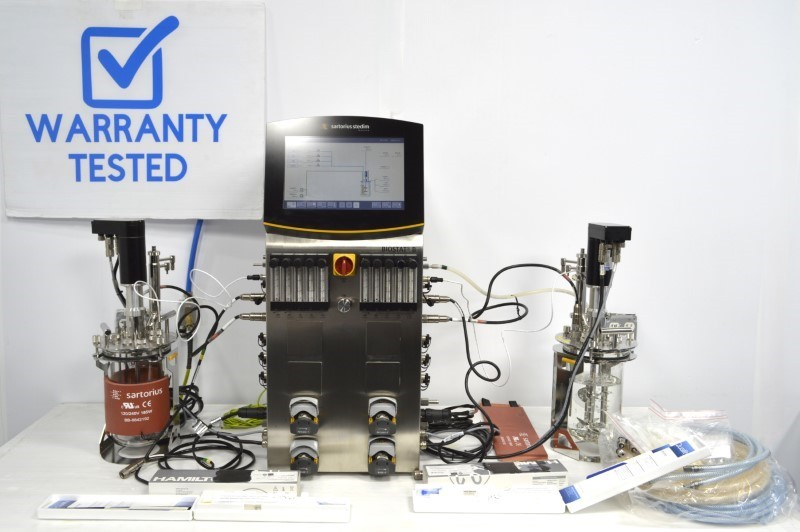 Sartorius Biostat B Benchtop Dual Fermentation Cell Culture Bioreactor System