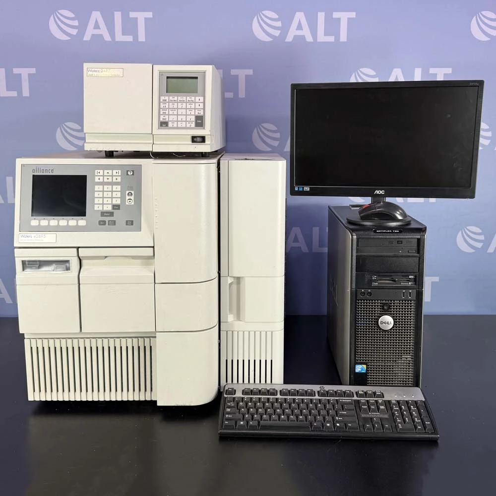 Waters  e2695 Alliance HPLC System With e2695 Separations Module, 2487 Dual Absorbance Detector, Column Heater