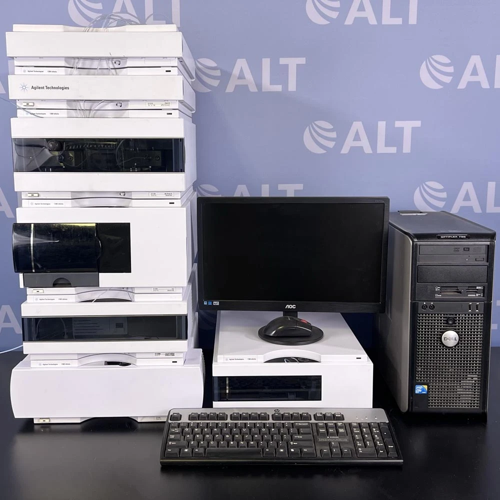 Agilent 1260 HPLC System Including G1312 Binary Pump, G1367 HiP ALS, G1330 ALS Therm, G1315 DAD
