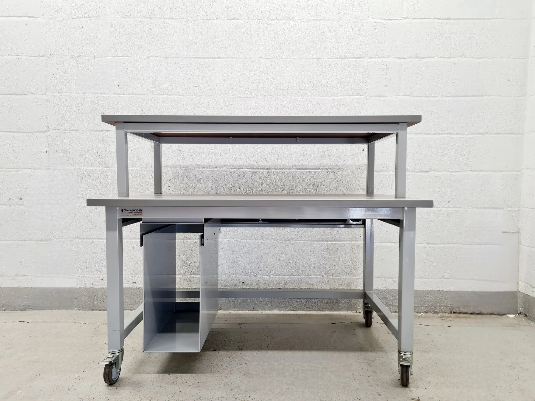 New England Lab Furniture System 2 Tier Desk