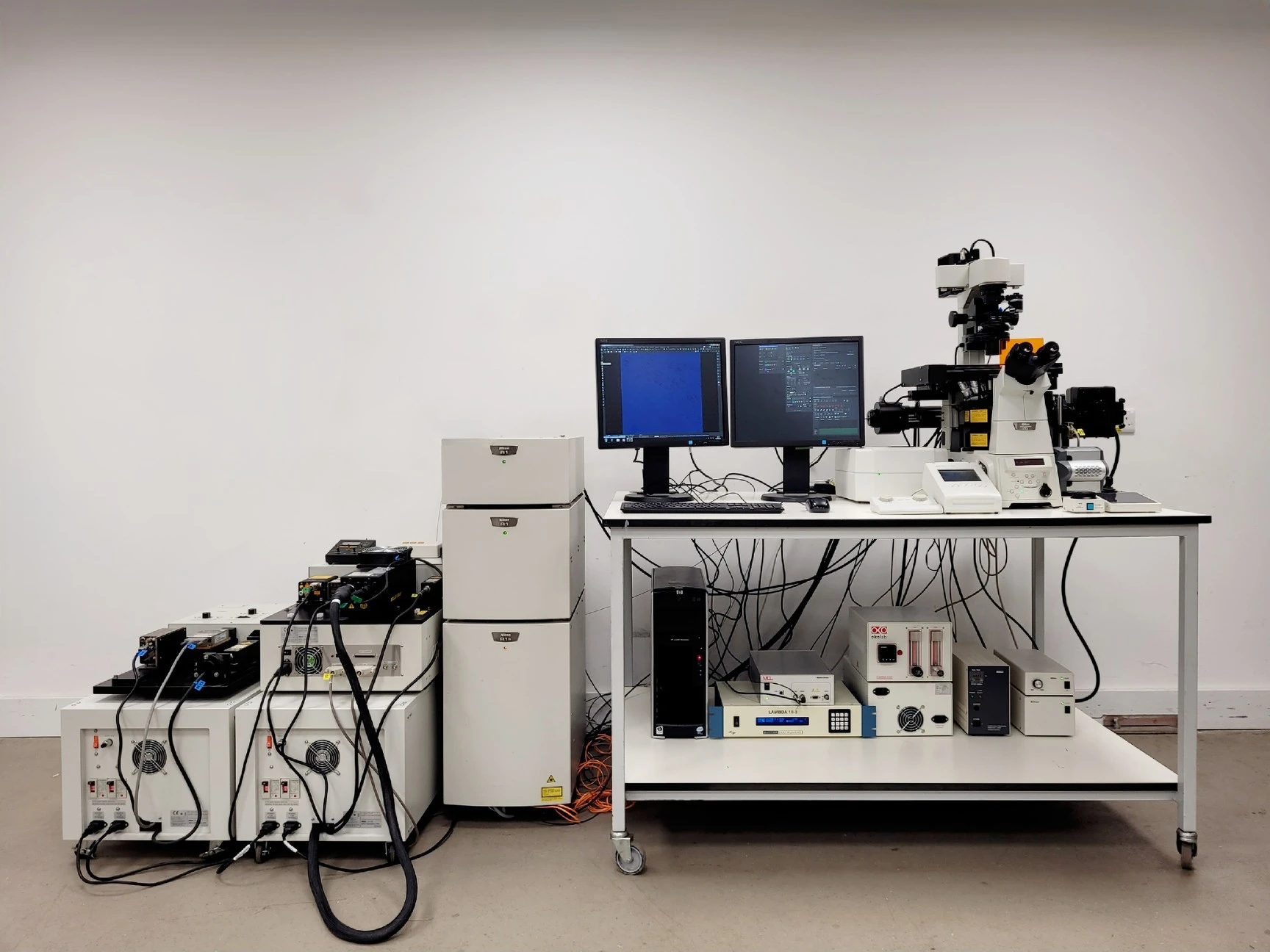 Nikon Eclipse Ti-E Motorised Inverted Microscope System and A1R confocal/TIRF