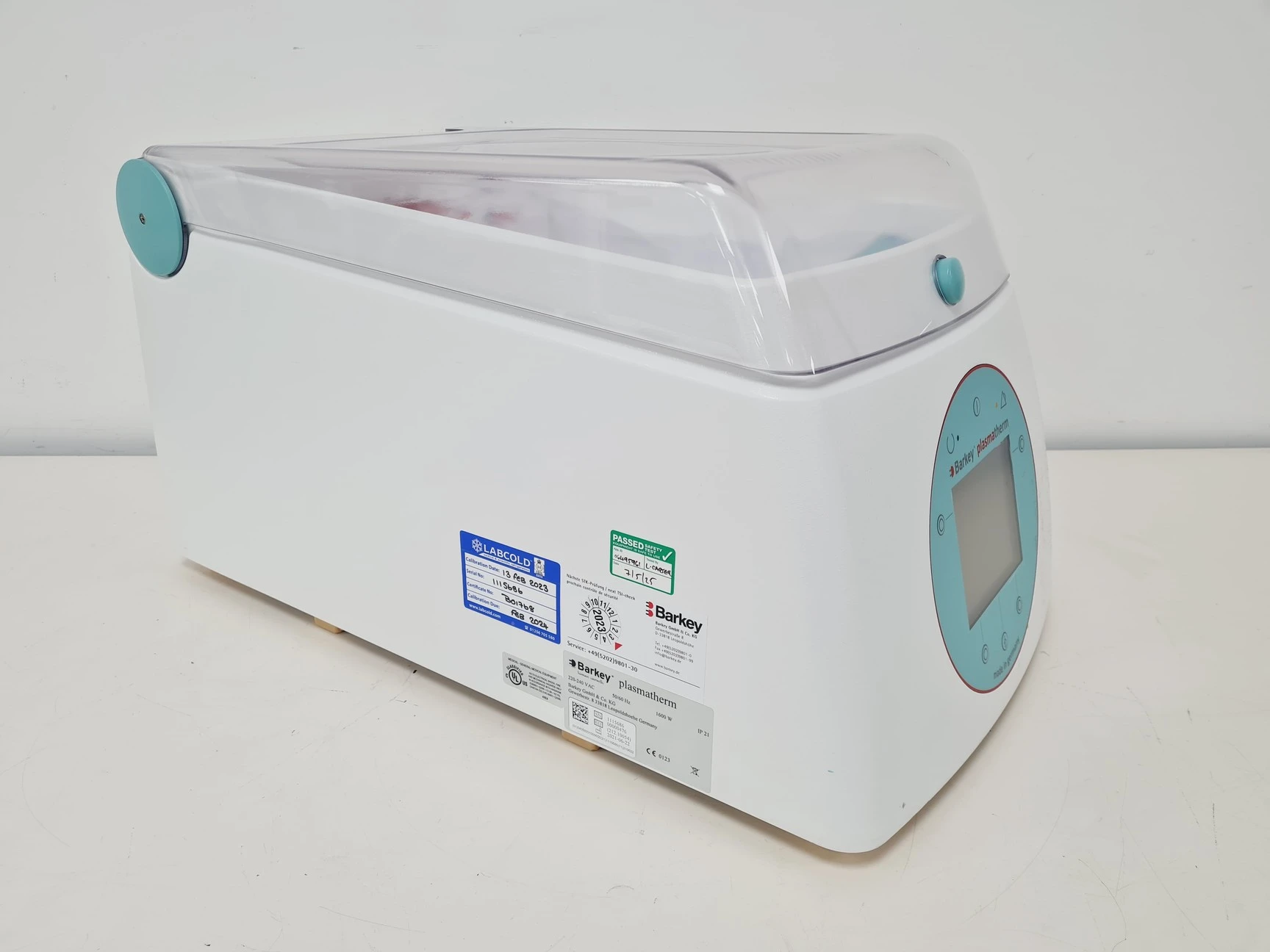 Barkey Plasmatherm Blood &amp; Plasma Bag Heating System Lab