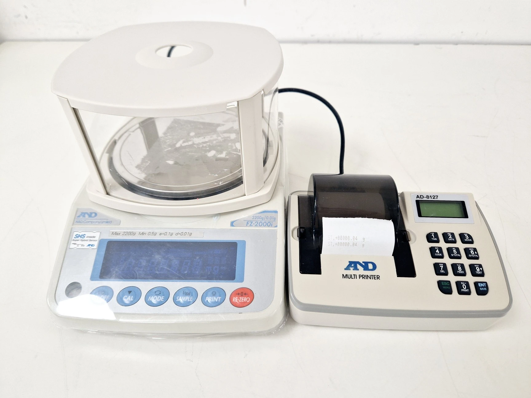 AnD Weighing FZ-2000i Precision Balance With AnD Multi-Printer