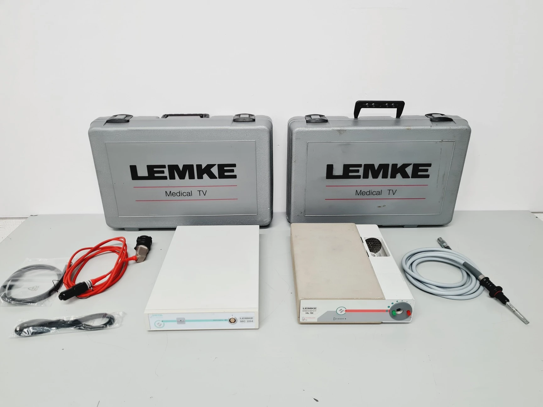 Lemke Medical TV endoscopy camera system with Endolight and Camera Lab