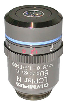 Olympus LCPLAN N 50X IR Objective - LCPLN50XIR