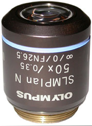 Olympus SLMPLAN N 50X Super Long Working Distance Objective
