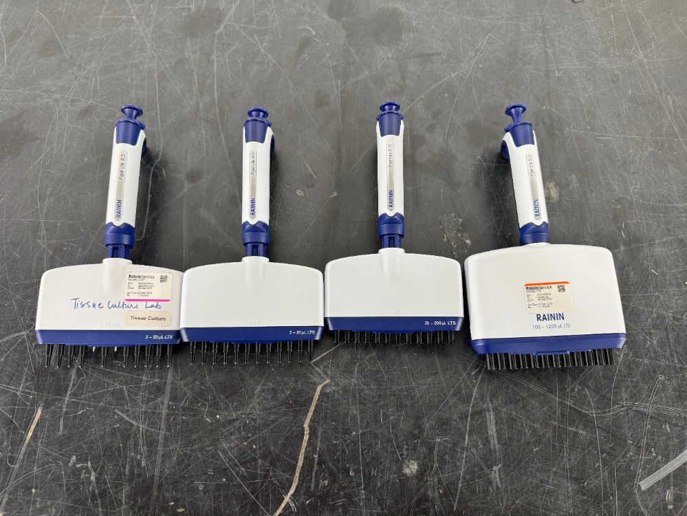 Rainin Pipet-Lite XLS Multichannel Pipettes - Quantity 4