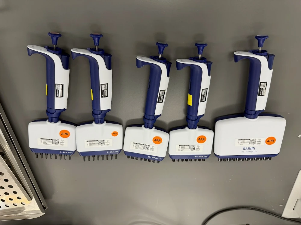 Rainin Pipet-Lite XLS Multichannel Pipettes - Quantity 5