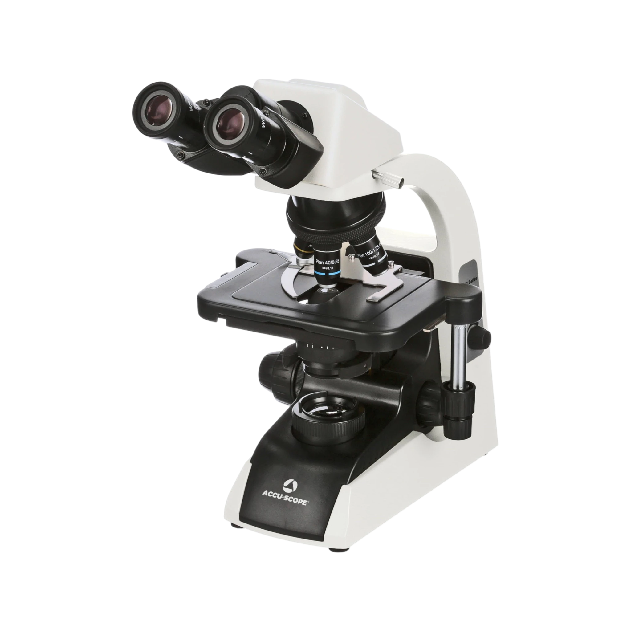Accu-Scope 3012-LED Binocular with Infinity Plan Achromat Objectives Microscope.