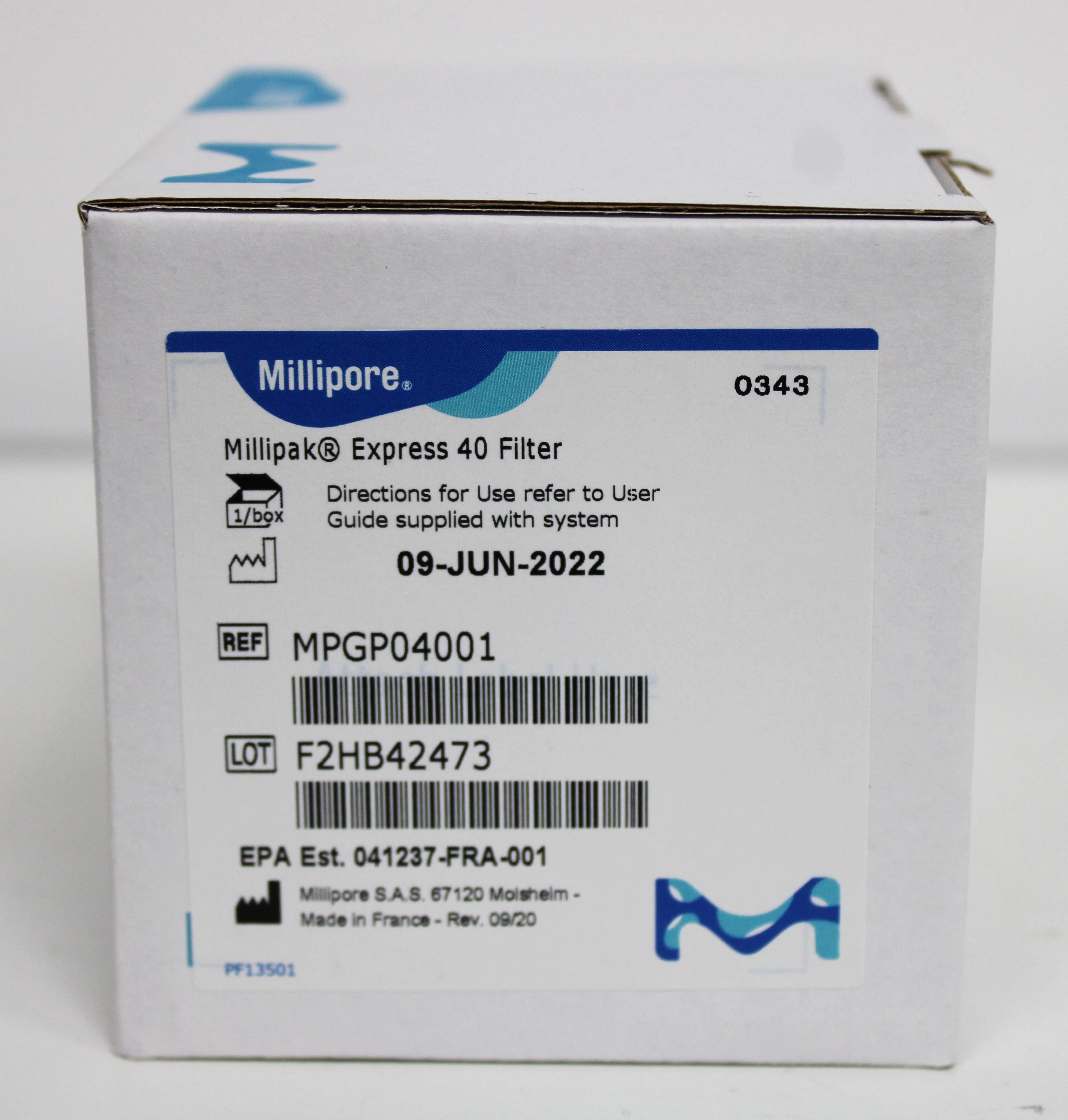 Millipore Millipak Express Filter Air Compressor 2022 0.22um with SAN Housing - 7000879