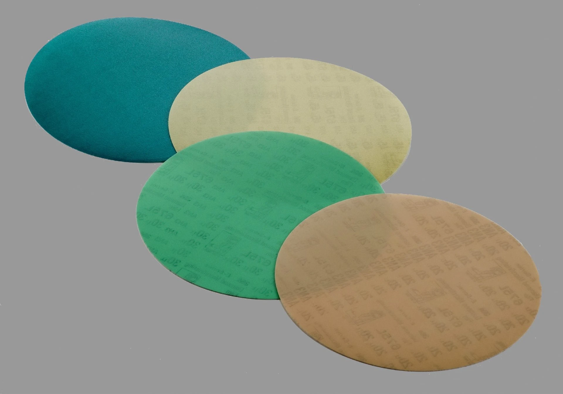 3M Diamond Microfinishing Film Disc, 8&Prime; x NH (203mm x NH), Resin Bond, PSA Back