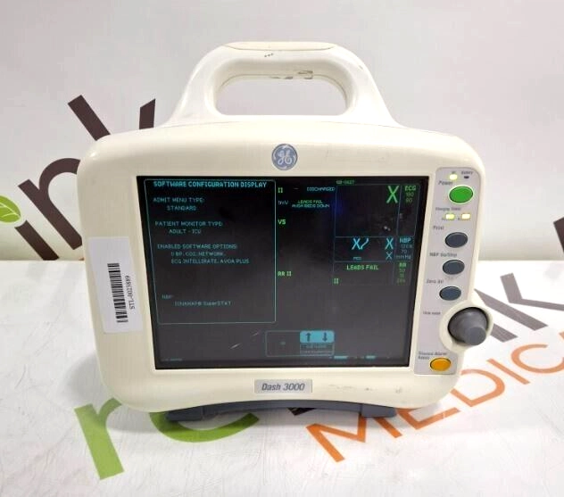 GE Healthcare Dash 3000 - Masimo SpO2 Patient Moni