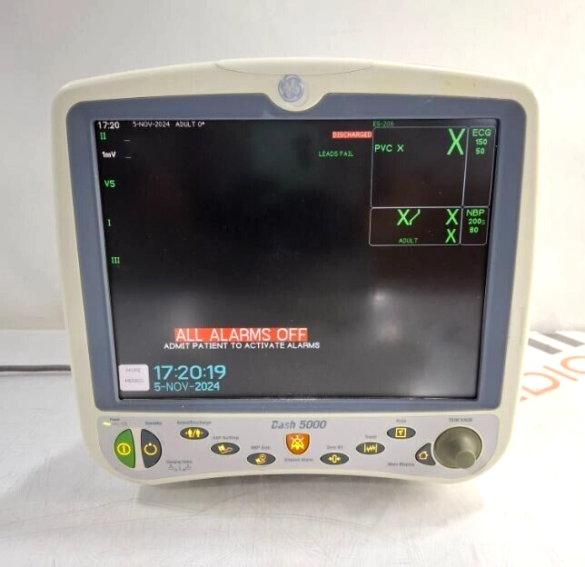 GE Healthcare Dash 5000 - Masimo SpO2 Patient Moni