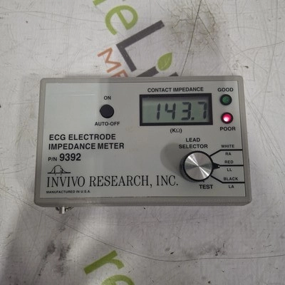 Invivo Research Inc 9392 Electrode Impedance Meter