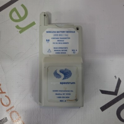 Baxter Sigma Spectrum 35083 B/G Battery