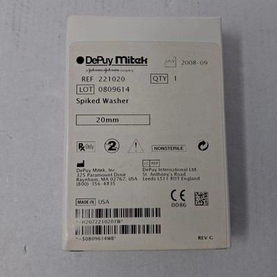 DePuy Mitek 221020 20mm Spiked Washer