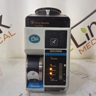 Datex-Ohmeda Tec 6 Plus Desflurane Vaporizer