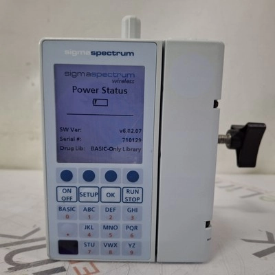 Baxter Sigma Spectrum 6.02.07 with B/G Battery Inf