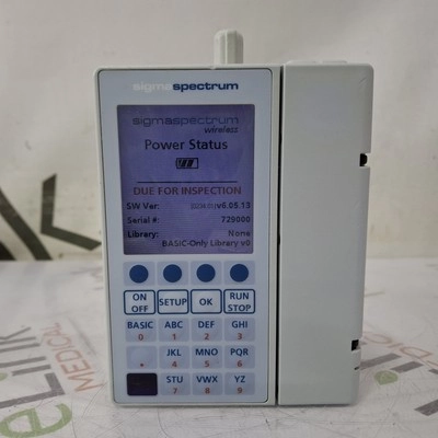 Baxter Sigma Spectrum 6.05.13 with B/G Battery Inf